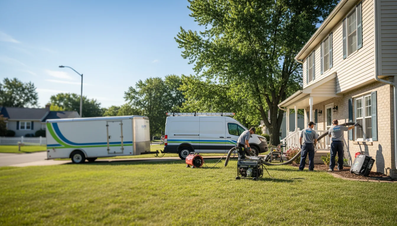 Flooded Basement Restoration And Cleanup With Repair in Verona, IL near me